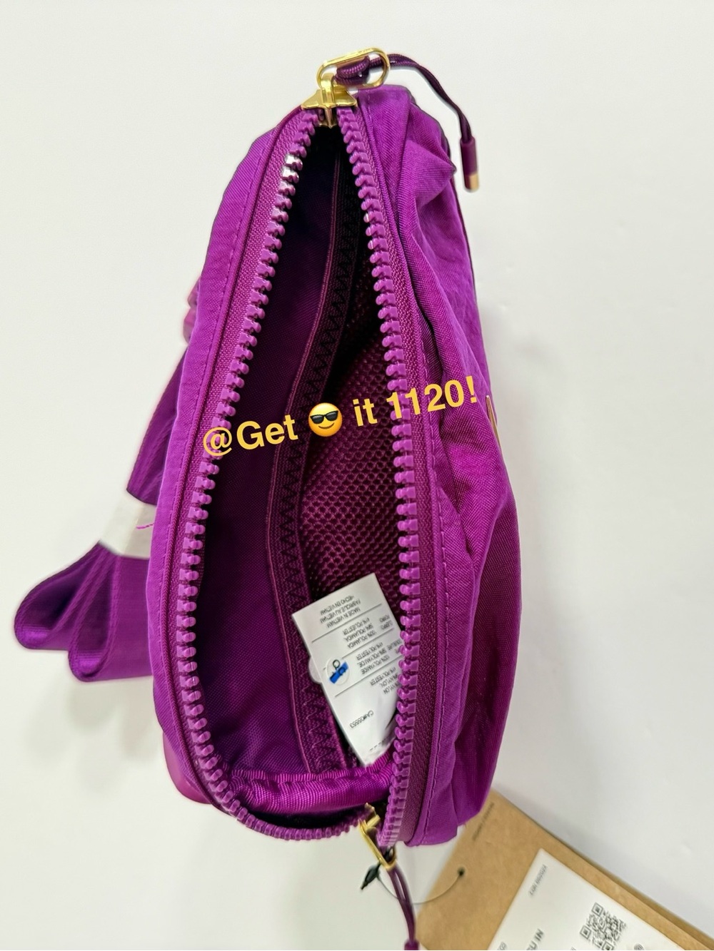 Nike Aura Crossbody Bag (2L) Viotech HM6120-503 - Picture 5 of 16